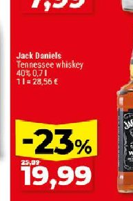 Jack Daniels Tennessee whiskey