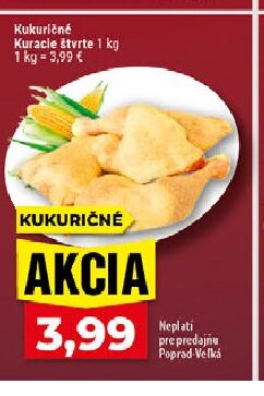 Kukuričné Kuracie štvrte
