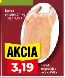 Kačka chladená