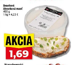 Bravčová škvarková masť