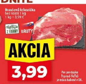 Bravčová krkovička bez kosti