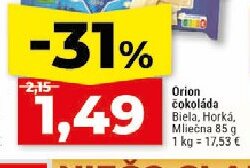 Orion čokoláda