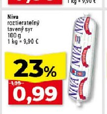 Niva roztierateľný tavený syr