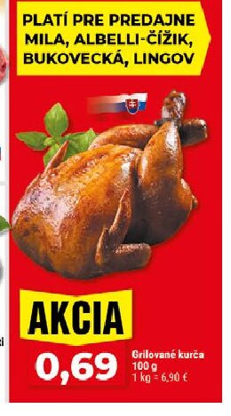Grilované kurča