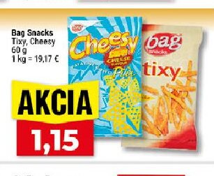 Bag Snacks Tixy, Cheesy