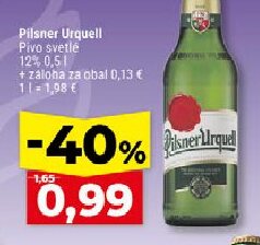 Pilsner Urquell Pivo svetlé