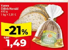 Vamex Chlieb Hornád