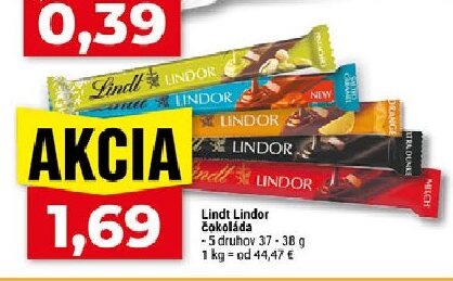 Lindt Lindor čokoláda