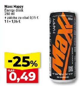 Maxx Happy Energy drink
