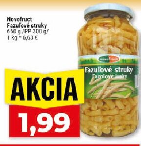 Novofruct Fazuľové struky