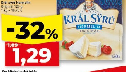 Král sýrů Hermelín Originál