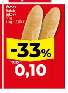Vamex Rožok tukový