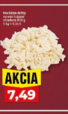 Hovädzie držky varené krájané chladené