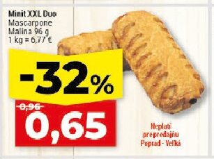 Minit XXL Duo Mascarpone Malina