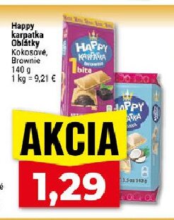 Happy karpatka Oblátky Kokosové, Brownie