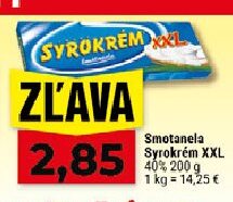 Smotanela Syrokrém XXL 40%
