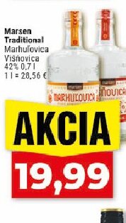 Marsen Traditional Marhuľovica Višňovica