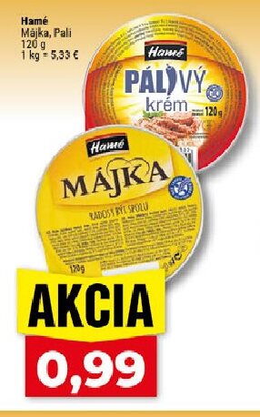 Hamé Májka, Pali