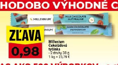 Millennium Čokoládová tyčinka