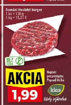 Domáci Hovädzí burger