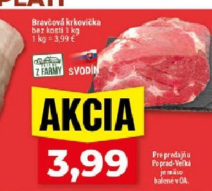 Bravčová krkovička bez kosti