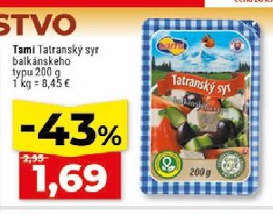 Tami Tatranský syr balkánskeho typu