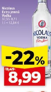 Nicolaus Extra jemná Vodka