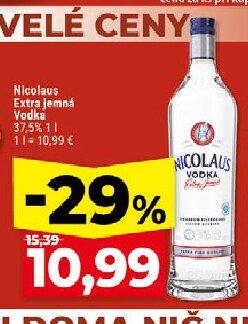 Nicolaus Extra jemná Vodka