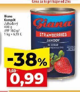 Giana Kompót Jahodový