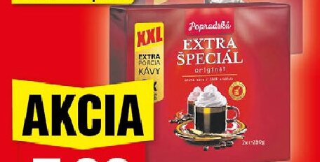 Popradská Extra špeciál pražená Mletá káva