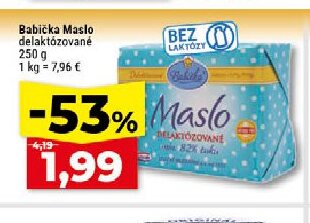 Babička Maslo delaktózované