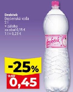 Drobček Dojčenská voda
