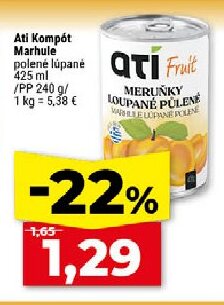 Ati Kompót Marhule polené lúpané