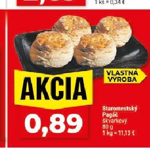 Staromestský Pagáč škvarkový