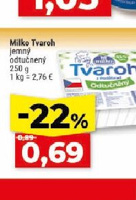 Milko Tvaroh jemný odtučnený