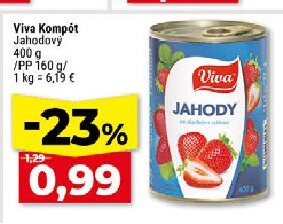 Viva Kompót Jahodový