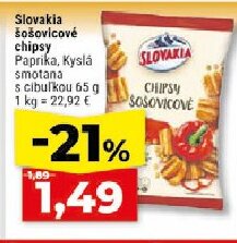 Slovakia šošovicové chipsy