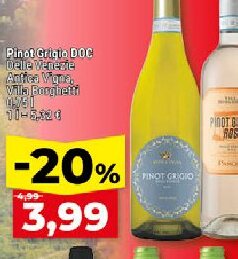 Pinot Grigio DOC Delle Venezie Antica Vigna Villa Borghetti