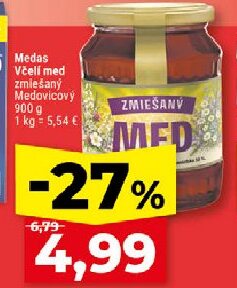 Medas Včelí med zmiešaný Medovicový