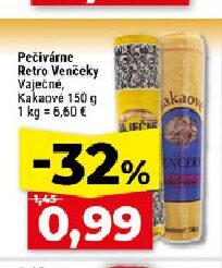 Pečivárne Retro Venčeky Vaječné, Kakaové