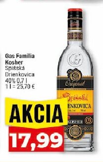 Gas Familia Kosher Spišská Drienkovica