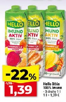 Hello Džús 100% Imuno
