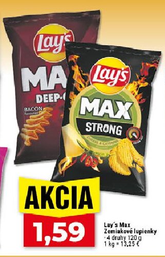 Lay's Max Zemiakové lupienky