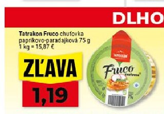 Tatrakon Fruco chuťovka paprikovo-paradajková
