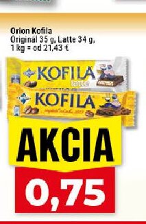 Orion Kofila Original, Latte