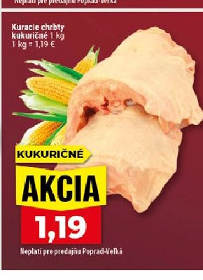 KUKURIČNÉ Kuracie chrbty kukuričné