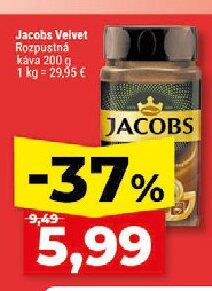 Jacobs Velvet Rozpustná káva