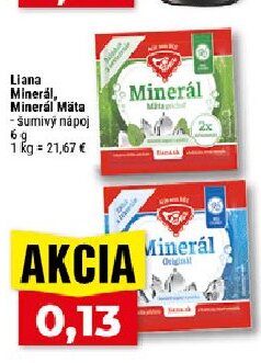 Liana Minerál, Minerál Mäta - šumivý nápoj