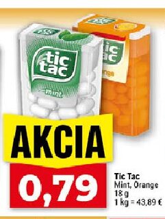 Tic Tac Mint, Orange