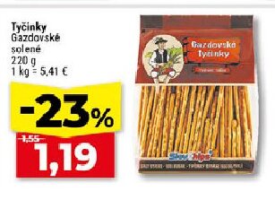 Tyčinky Gazdovské solené
